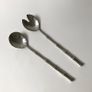 Silver Plated Salad Serving Spoons Image 3