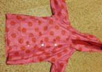 Gap Girls Pink and Red Polka dot Rain Coat Age 3-4