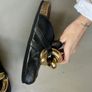 Black JW Anderson loafers mules shoes Image 3
