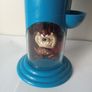 Vintage Looney Tunes Tasmanian Devil Manual Push Gumball Machine 1998 Image 2