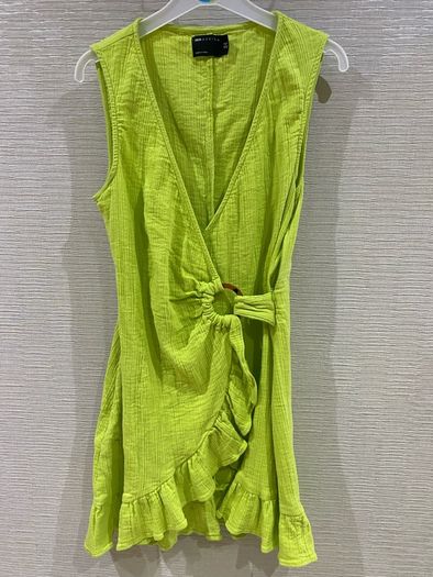 lime green dress