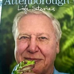 David Attenborough hand signed book