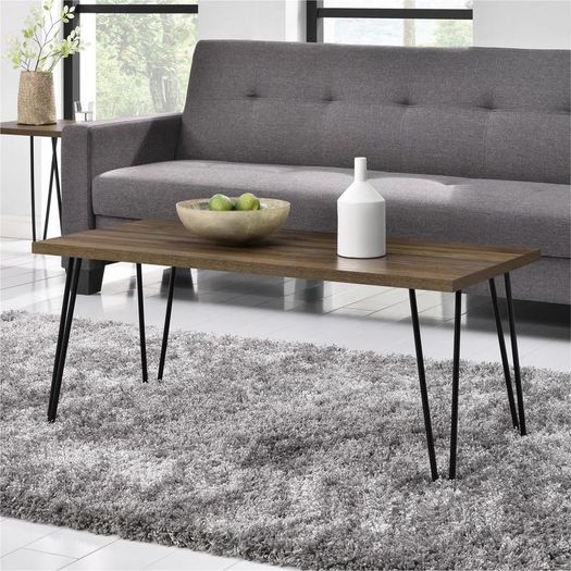 Dorel Owen Retro Coffee Table - Walnut - 5067396COMUK