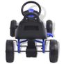 Pedal Go-Kart with Pneumatic Tyres Blue Image 5