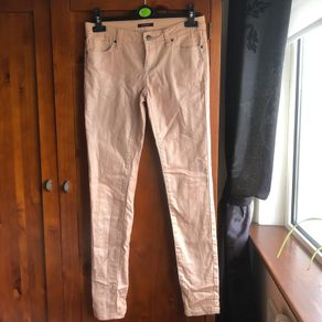 Shimmering pale pink promod jeans