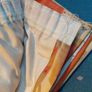 terracotta and gold curtains 5ft.x 7ft drop each Image 5