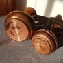 5 Vintage brass copper jugs. Image 5