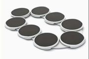 Eight place food turntable