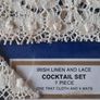 Vintage Rare Phelans Irish Linen & Lace Cocktail set Image 3