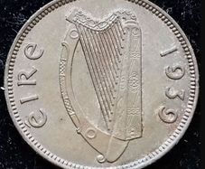 [#209] - Ireland 1939 | Irish 1/4d | Farthing | Woodcock | KM.9