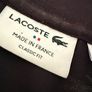 Lacoste All-Over Crocodile Polo Shirt-Navy Blue-Made in France Image 3