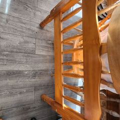 pine single bed frame