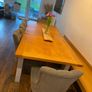 Dining wood table and chairs Image 3
