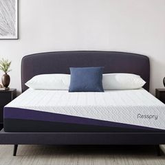 22CM Gel Memory Foam Mattress with Breathable Cover, Sleep Cooler and Skin Friendly, Dual Layers Support for Pressure Relief, CertiPUR-US Certified, Breezelle Collection