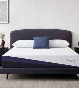 22CM Gel Memory Foam Mattress with Breathable Cover, Sleep Cooler and Skin Friendly, Dual Layers Support for Pressure Relief, CertiPUR-US Certified, Breezelle Collection