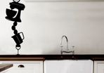 Mouse decal / sticker wall art.