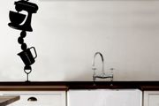 Mouse decal / sticker wall art.