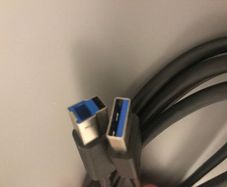 Brand New || Dell 1.8m USB 3.0 Type A to B Cable Black Monitor Dock 6ft