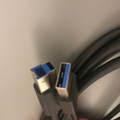 Brand New || Dell 1.8m USB 3.0 Type A to B Cable Black Monitor Dock 6ft