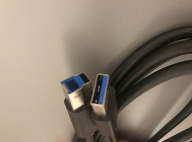 Brand New || Dell 1.8m USB 3.0 Type A to B Cable Black Monitor Dock 6ft