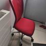 Red Ergonomic Mesh Office Chair  Stylish & Comfortable (Good Condition) Image 9