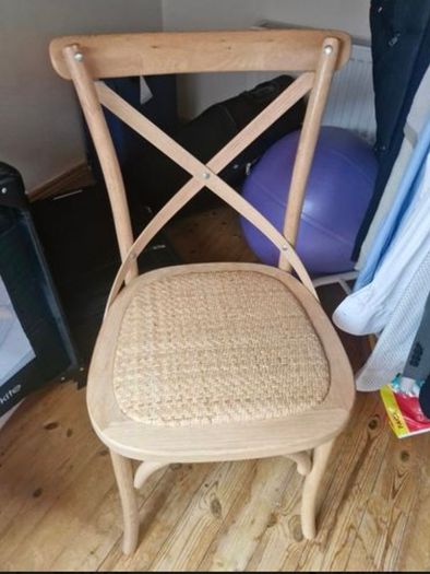 X6 Crossback Natural Kitchen Table Chairs S Alternative excellent condition Currently retailing 1014
