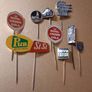 Vintage Lapel Pins  X 10 ( 1960s ) Image 2