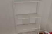 BAGGEBO Shelving unit, metal/white, 60x25x116 cm x 2