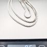 Vintage 925 Sterling Silver Box Chain Image 8
