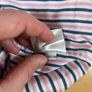 Gant Shirt Mens 2XL Striped Short Sleeve Collared Liberty Bell Poplin - Pink\Blue Image 10