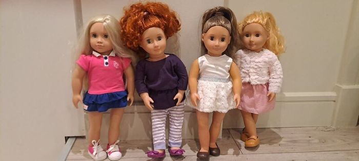 Our Generation Dolls  set of 4 - 70 euro