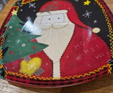 Vintage Christmas Cake Plate