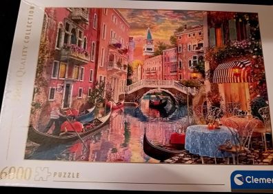 Clementoni jigsaw puzzle 6000 piece Venice evening sunset (bag of pieces unopened)