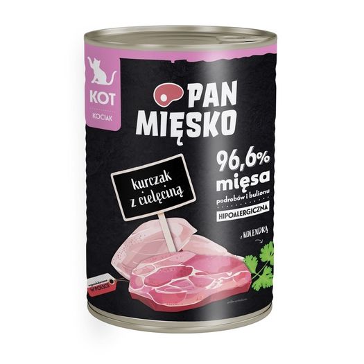 Mr Meaty Wet food for cat Chicken with Veal 400g (kitten)