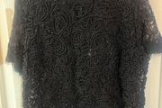 Zara Lace Top - Size 10/12 Black