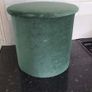 Vintage green pouffe Image 3