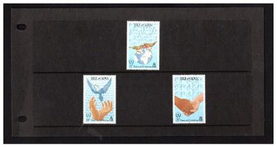 1986 Isle of Man Christmas and International Peace Year Commemorative Stamp Presentation Pack