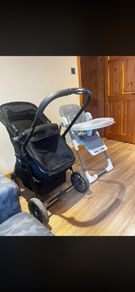pram and high chair