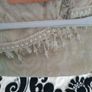 Milan Ivory Jacquard Scalloped Valance with Beads Image 4