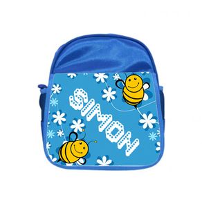 Personalized Large Blue School Backpack for Kids / back to school stationery