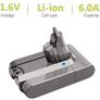 Replacement battery for Dyson V6, 21.6 V, 6000 mAh, 129.6 WH (real capacity), Dyson vacuum cleaner buffer battery Image 2