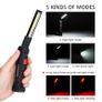 5 Mode LED Mini Pocket Portable 5 Mode COB Flashlight Torch USB Rechargeable LED Work Light Magnetic COB Lanterna Hanging Hook Lamp For Outdoor Camping Garage Work Image 7