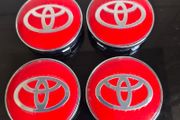 4 x Toyota caps - 60mm (For Aftermarket) FREE POST