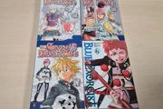 Japanese Manga Books The Seven Deadly Sins 13 16 17 Blue Exorcist 6 Bundle