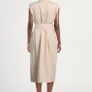 MEIMEIJ 100% Linen Beige Shirt dress, size 10 Image 2