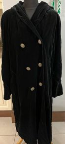 Vintage four seasons black velvet coat