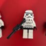 Lego Star Wars Minifigures Imperial Stormtrooper black head dotted mouth Image 2