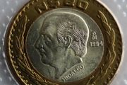 Mexico Silver 20 New Pesos 1994 BUNC Bimetallic vintage collector coin