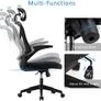 Ergonomic Office Chair Computer Chair with Adjustable Headrest/Lumbar Support, High Back 3D Armrests Home Mesh Chair (Black) Image 4