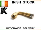 Gold 90 Degree Angle Air Tyre Valve Extension Adaptor For Motorcycle